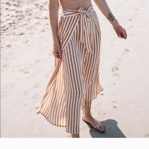 faithfull the brand open leg cullotte beach pants
